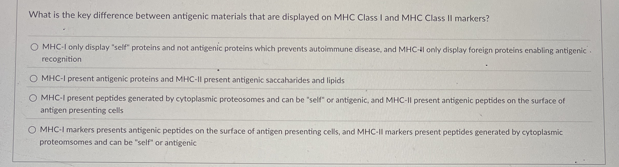 Solved What is the key difference between antigenic | Chegg.com