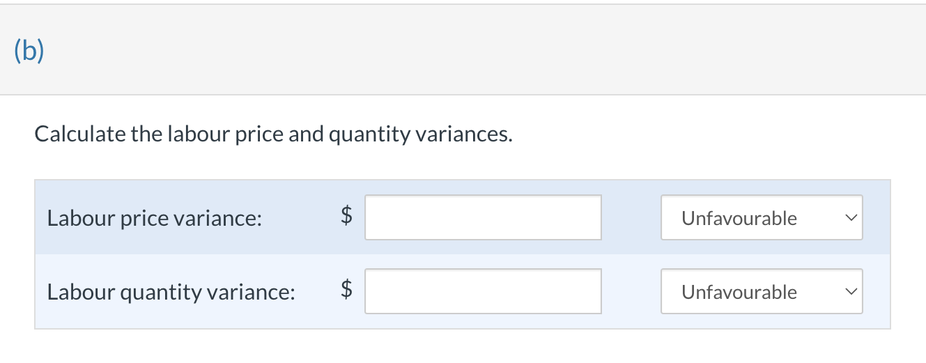 Solved Wildhorse Company's standard labour cost of producing | Chegg.com