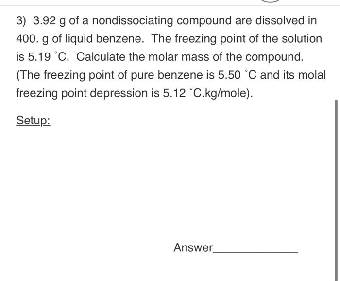 Solved 1 5.00 kg glycol C2H4 OH 2 this is antifreeze Chegg