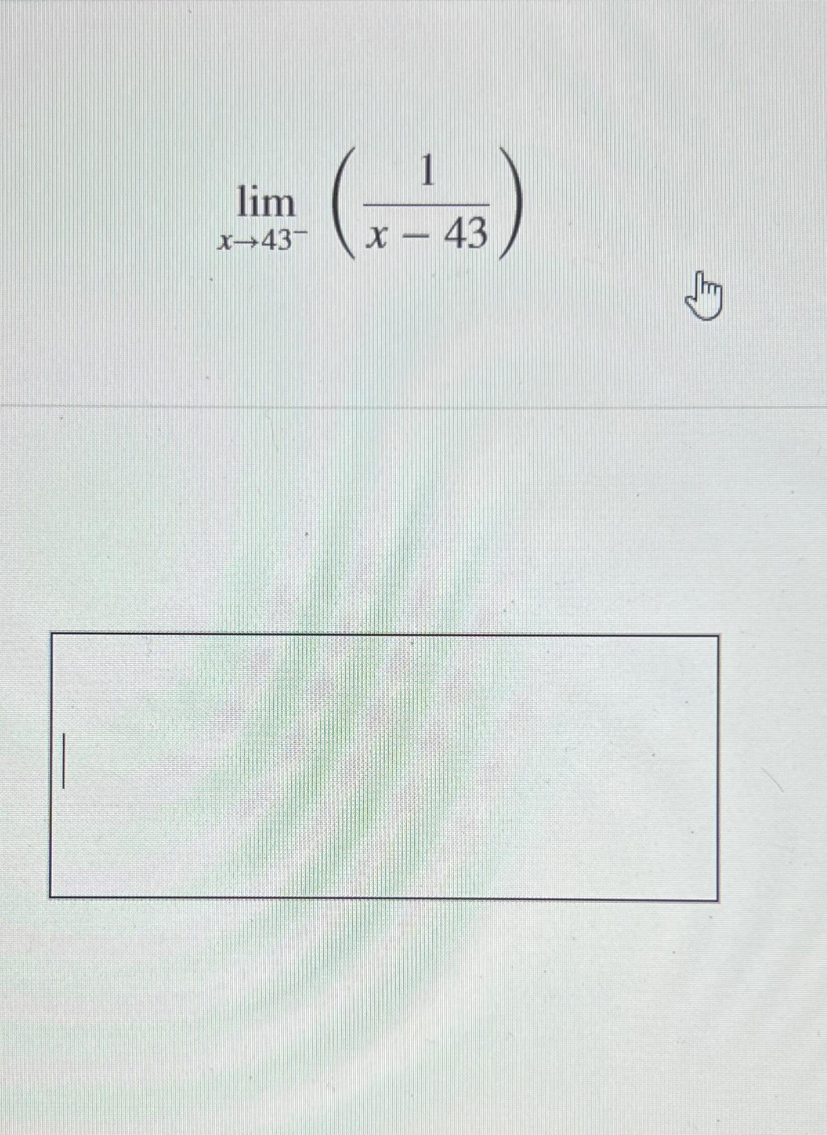 solved-limx-43-1x-43-chegg