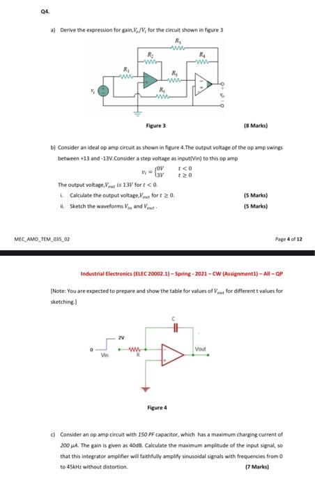 Solved 2re Q2. For the differential amplifier circuit shown | Chegg.com