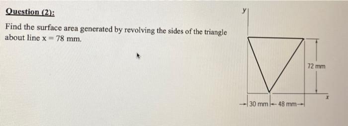 Solved Find the surface area generated by revolving the | Chegg.com