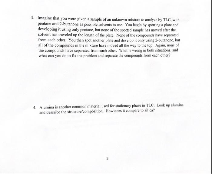 Solved biochemistry post lab hw questions: seperation of | Chegg.com