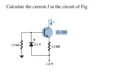 Solved Calculate the current I in the circuit of Fig. | Chegg.com