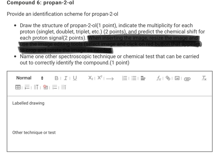 Solved Compound 5: butan-2-one Provide an identification