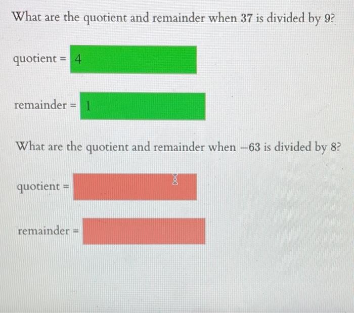 27 divided by 6 quotient and remainder