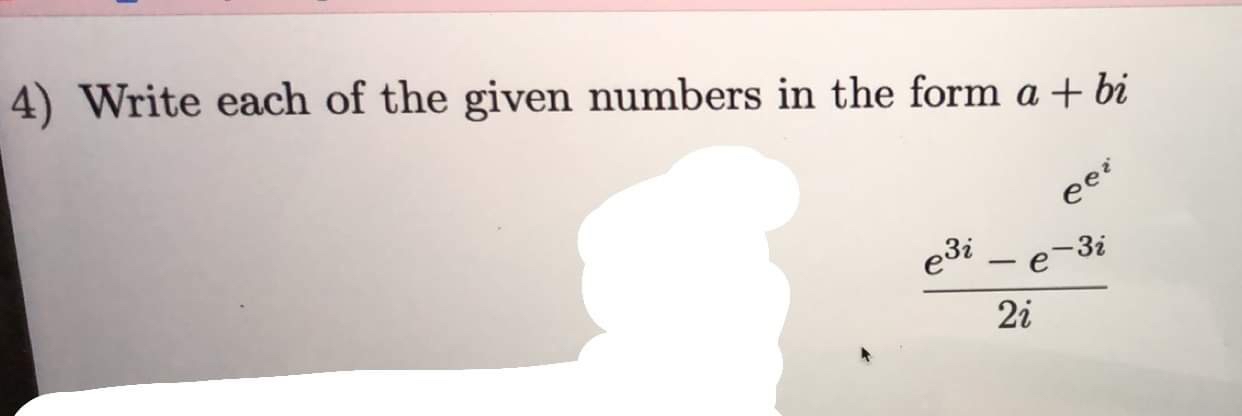 Solved Write each of the given numbers in the form | Chegg.com