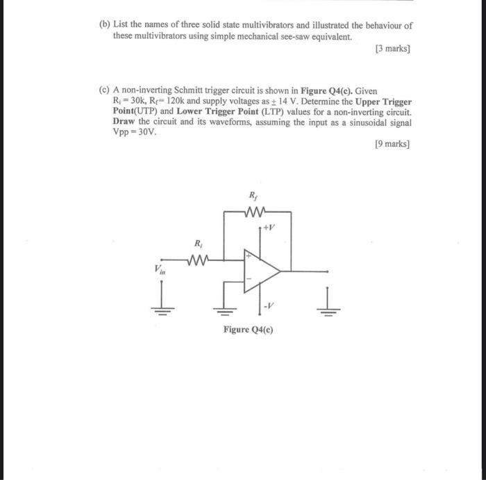 Solved Question 4 A A Common Source Jfet Amplifier Circuit 2909