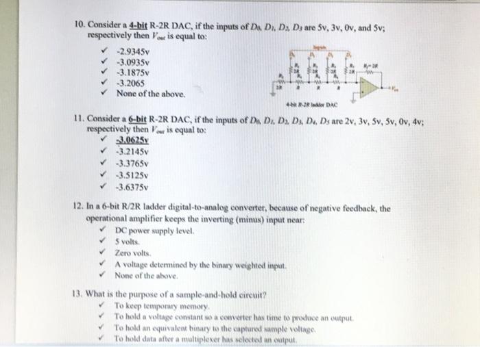 [Solved] 1. A certain digitaltoanalog converter has a st
