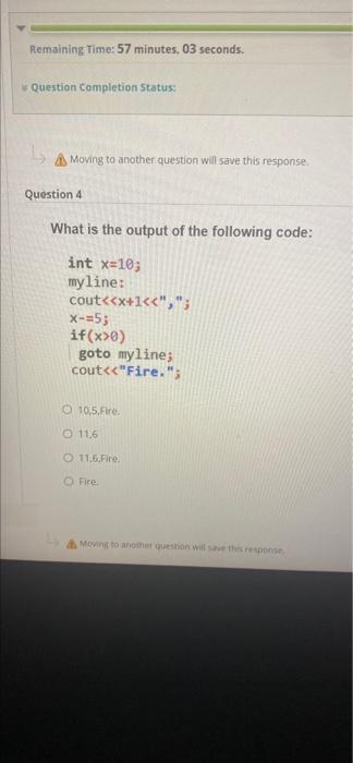 Solved Remaining Time: 57 minutes, 03 seconds. Question | Chegg.com