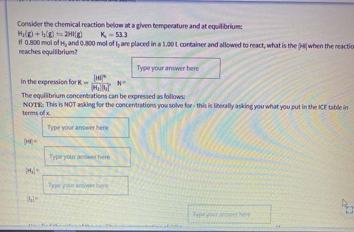 Solved Consider The Chemical Reaction Below At A Given | Chegg.com