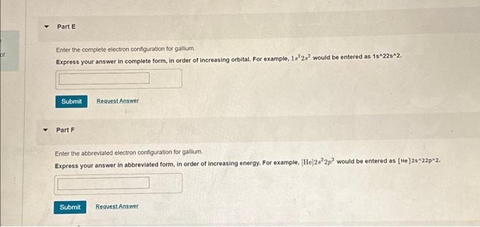 Solved Enter the complete electron configuration for | Chegg.com