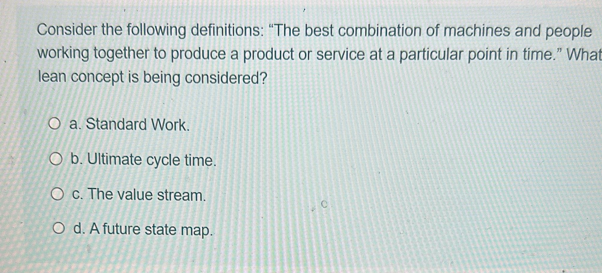 Solved Consider the following definitions: 