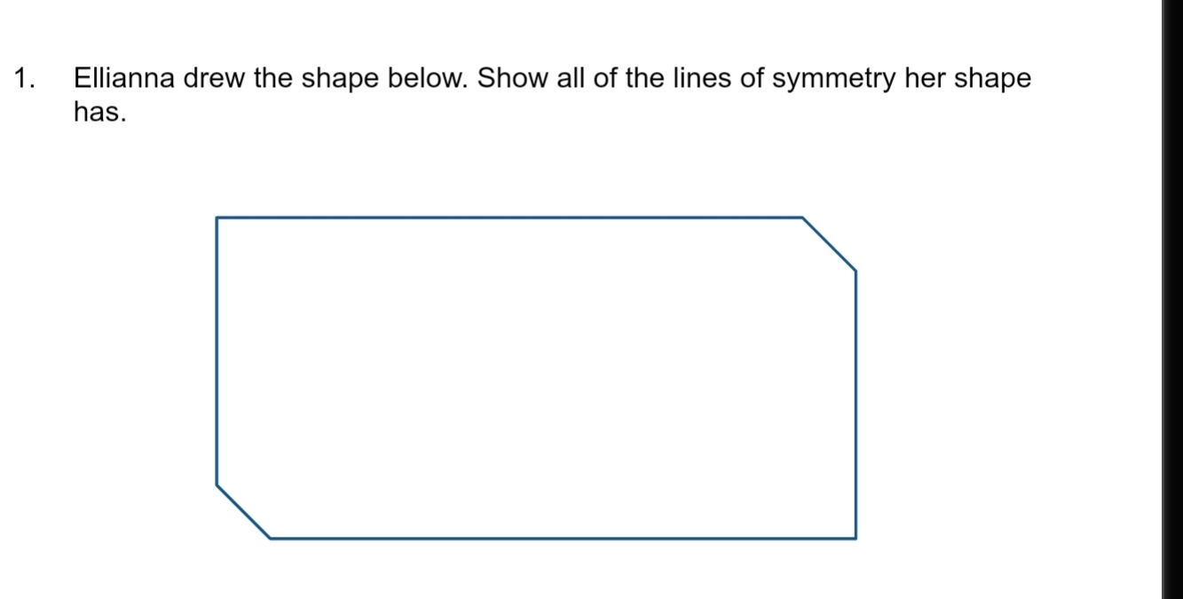 Ellianna Drew The Shape Below Show All Of The Lines Chegg Ellianna Drew The Shape Below Show All Of The Lines Chegg