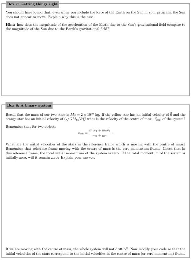 Solved Box 3: Making things move How do the lines of the | Chegg.com