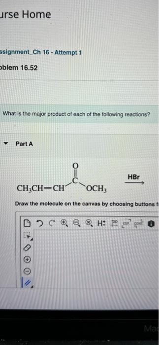 Solved What is the major product of each of the following | Chegg.com