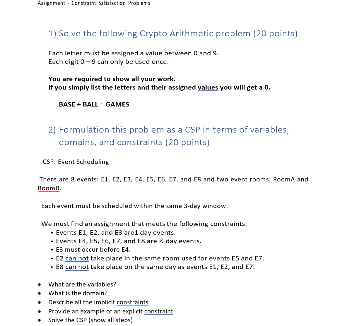 Solved Solve the following Crypto Arithmetic problem (20 | Chegg.com