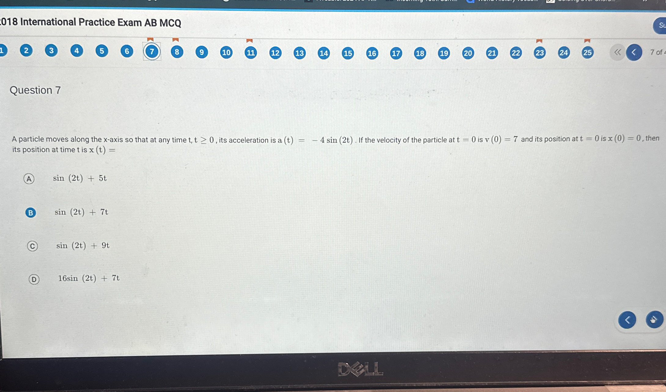 Solved 018 ﻿International Practice Exam AB | Chegg.com