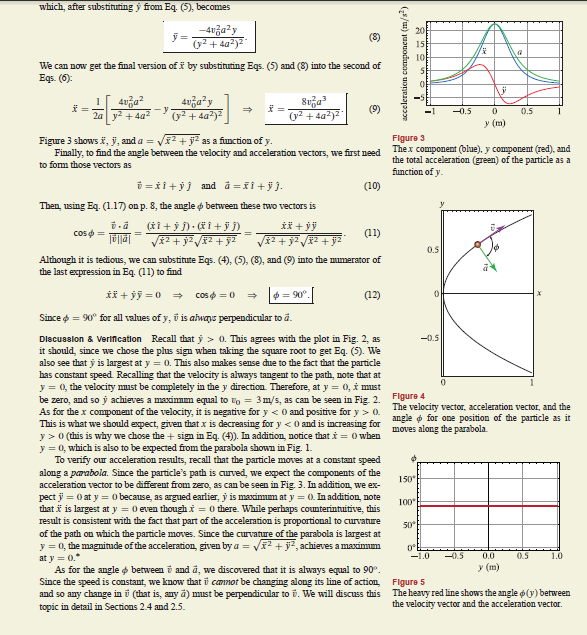 Solved Find the x and y components of the acceleration in Exam