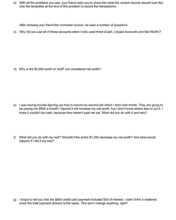 Solved After Taking The First Part Of This Financial Chegg Com