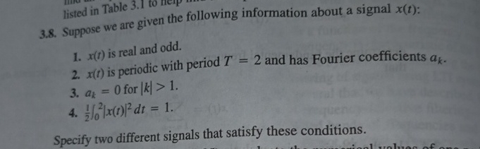 Solved 3.8. ﻿Suppose we are given the following information | Chegg.com
