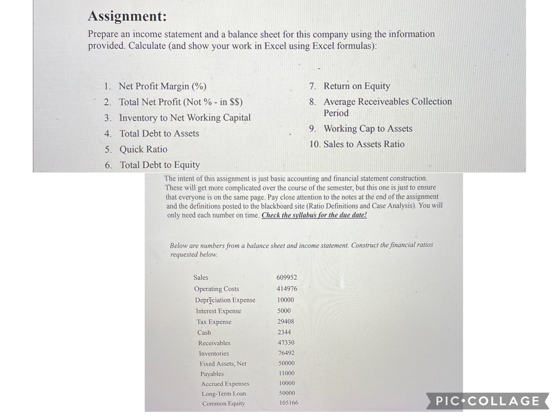 Solved Assignment:Prepare an income statement and a balance | Chegg.com