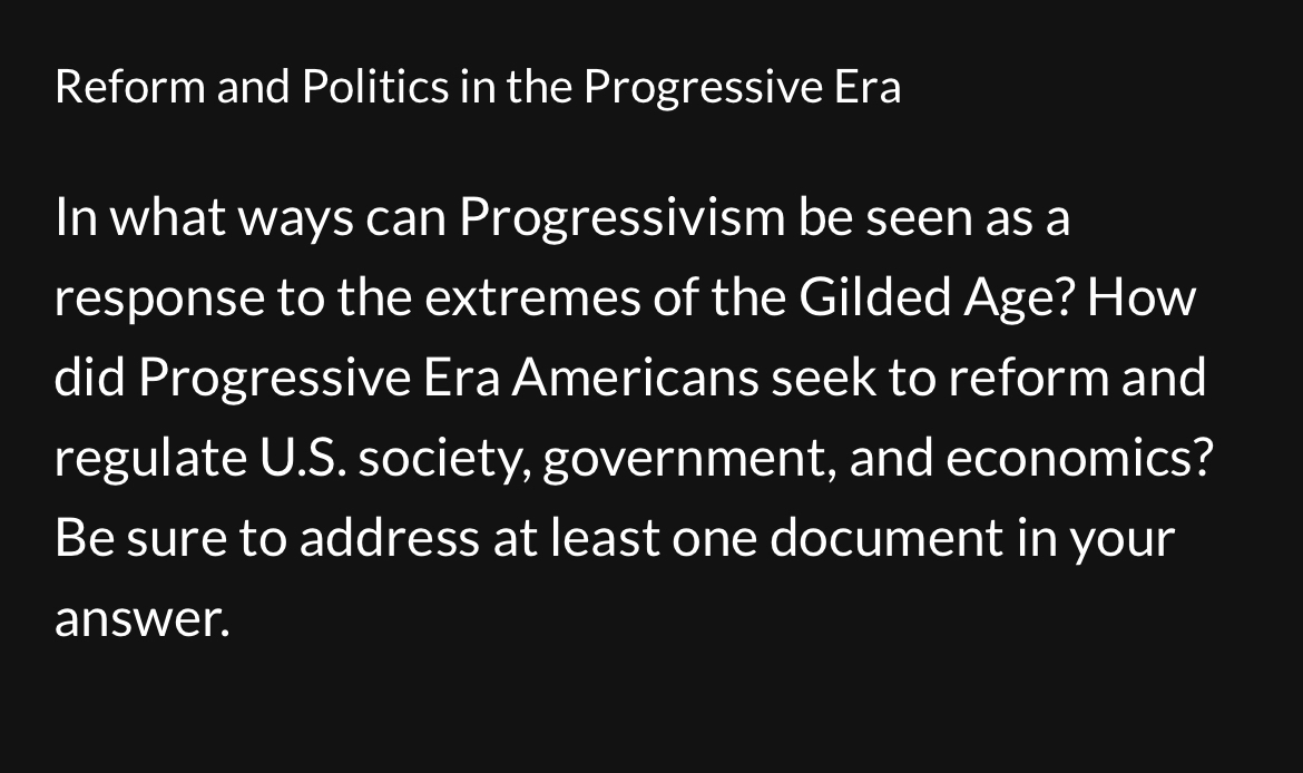 Solved Reform And Politics In The Progressive EraIn What | Chegg.com