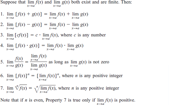 Solved: Find the limit using the properties of limits in Theorem 2 ...