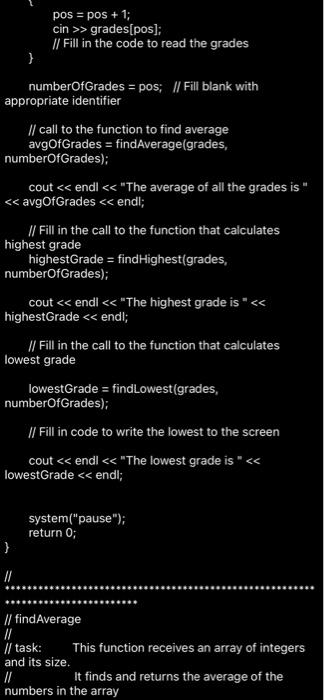 Solved // This program will read in a group of test scores | Chegg.com