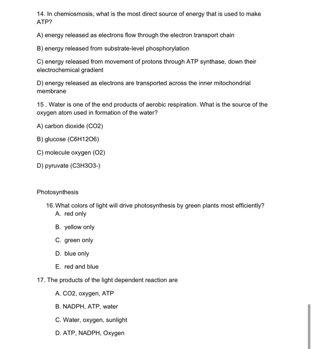 Solved: Practice Questions For Membrane Transport Enzyme Chegg com