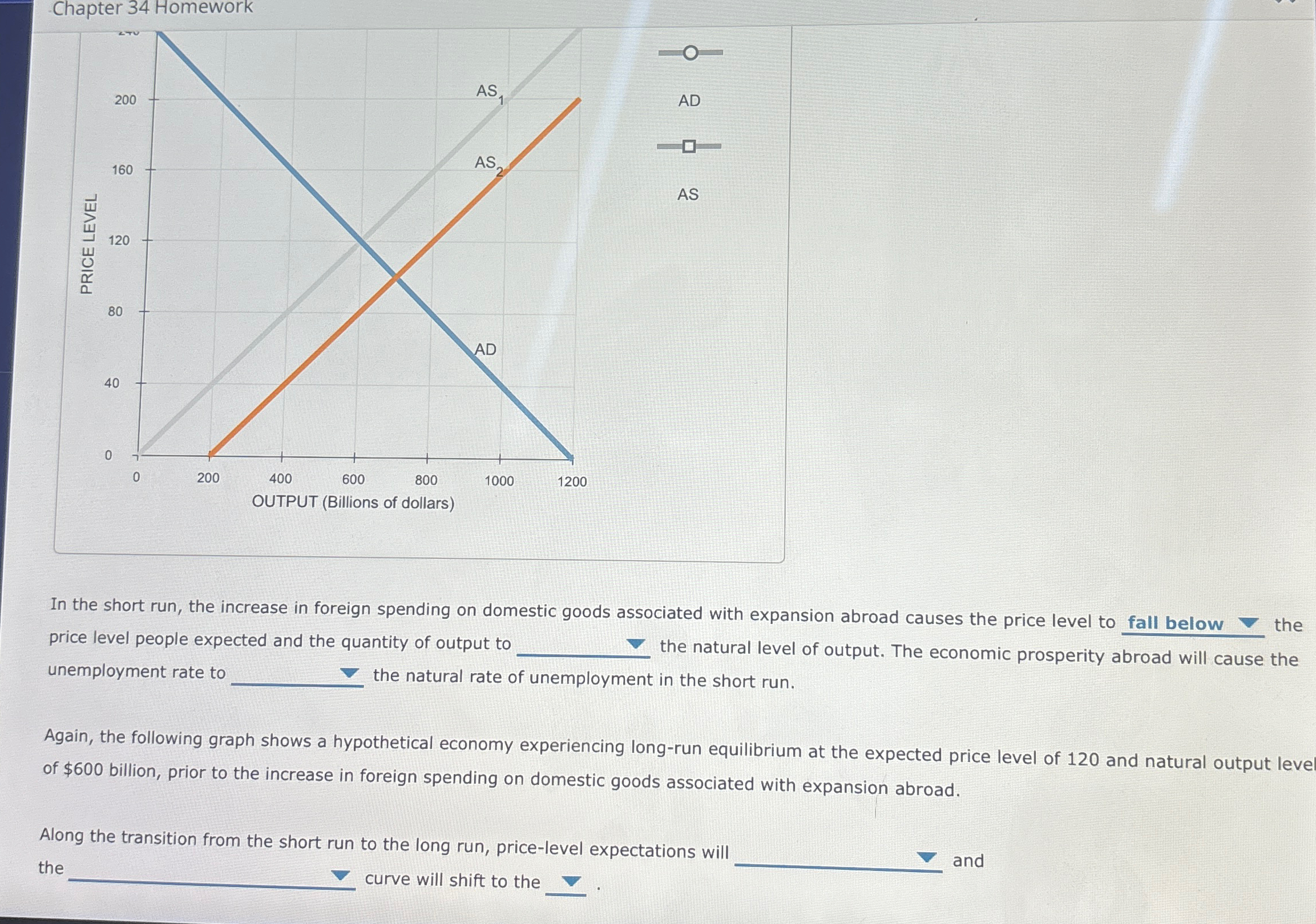 Solved Chapter 34 ﻿HomeworkIn the short run, the increase in | Chegg.com