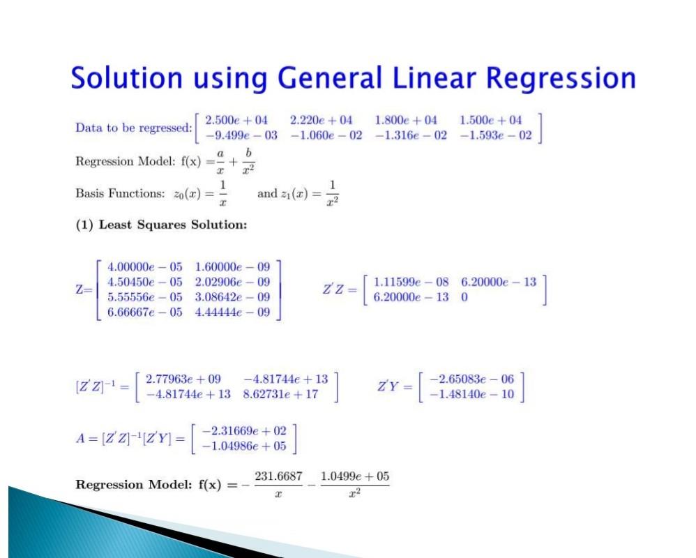 Solved Solved Example Use the following set of | Chegg.com