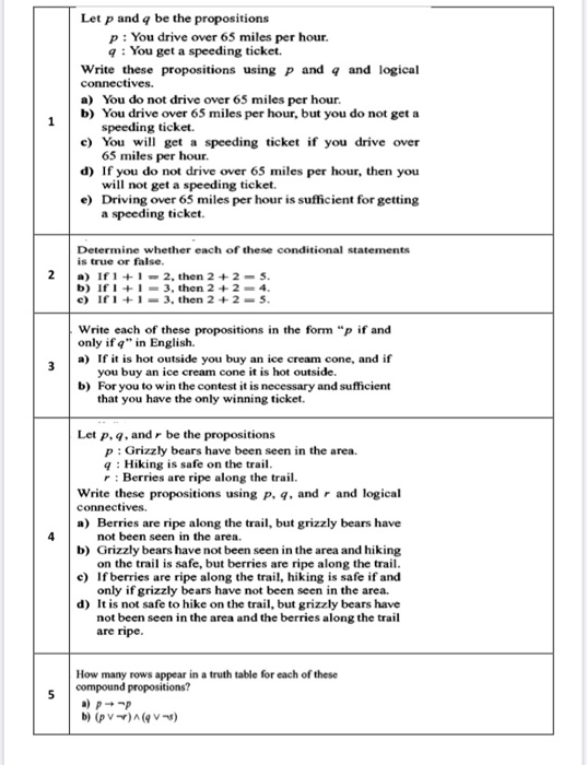 Solved Let p and q be the propositions p : You drive over 65 | Chegg.com