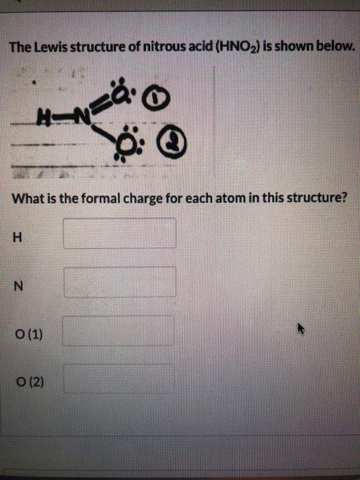 hno2 lewis structure