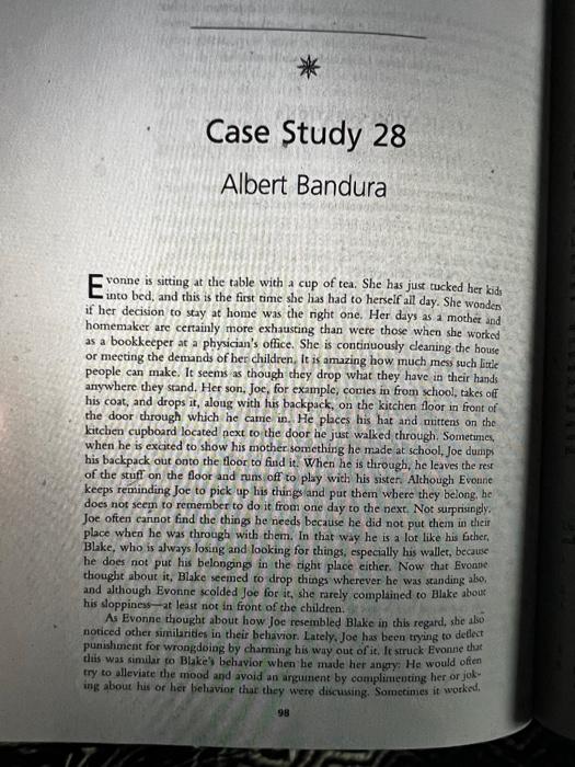 Bandura discount case study