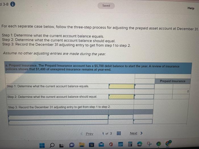 Solved For each separate case below, follow the three-step | Chegg.com