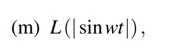 laplace transform of sinwt