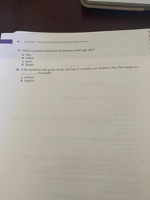 Solved Homework 6 a 1. What color does phenol red turn