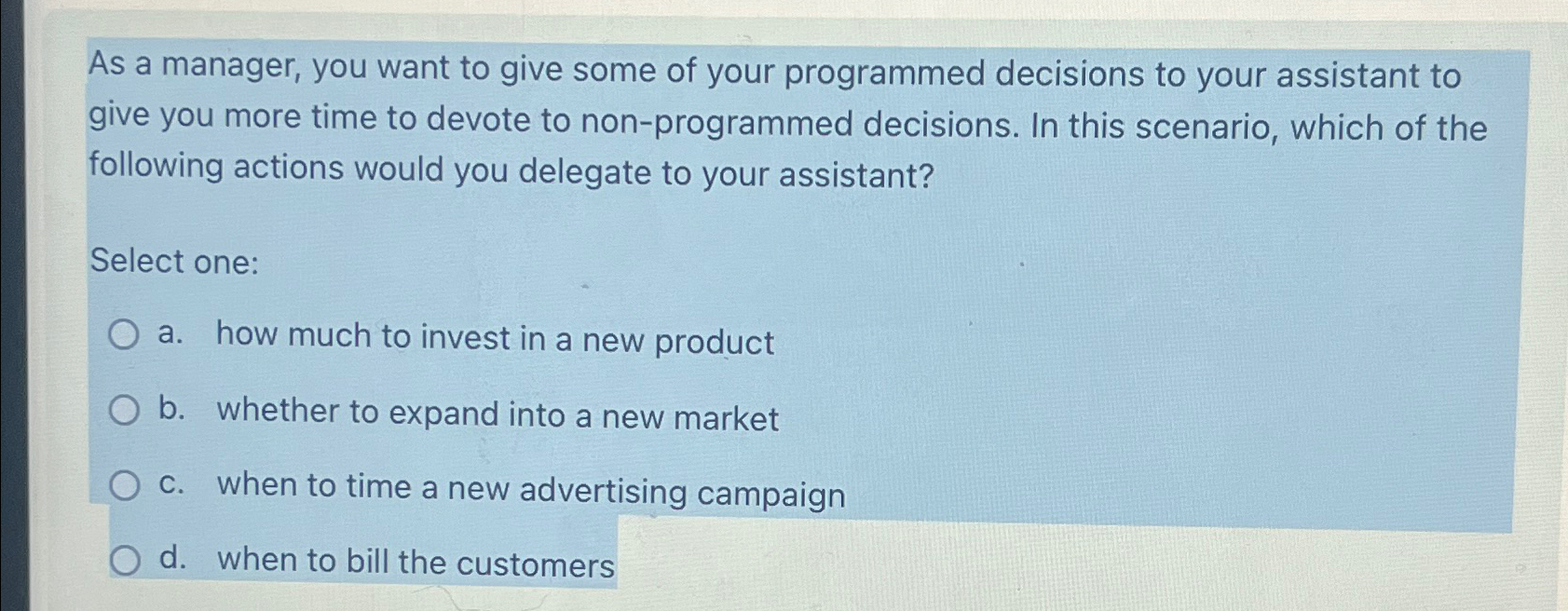 Solved As a manager, you want to give some of your | Chegg.com