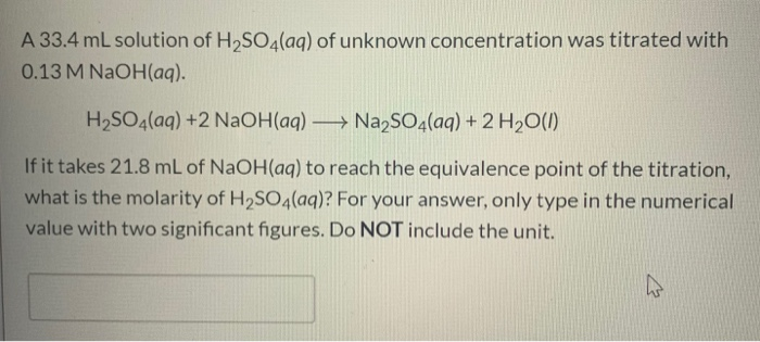 Exquisite A 31.5 Ml Aliquot Of H2so4 Of Unknown Concentration Landscape in HD Exquisite A 31.5 Ml Aliquot Of H2so4 Of Unknown Concentration Landscape in HD