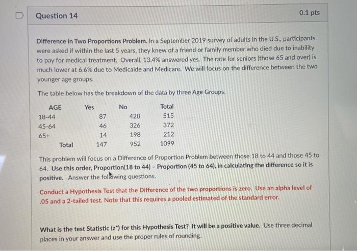 Statistics 4..7.2 Test of Proportions using a Hypergeometric