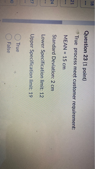 Solved 8 Question 22 (1 point) Which Quality tool is used to | Chegg.com