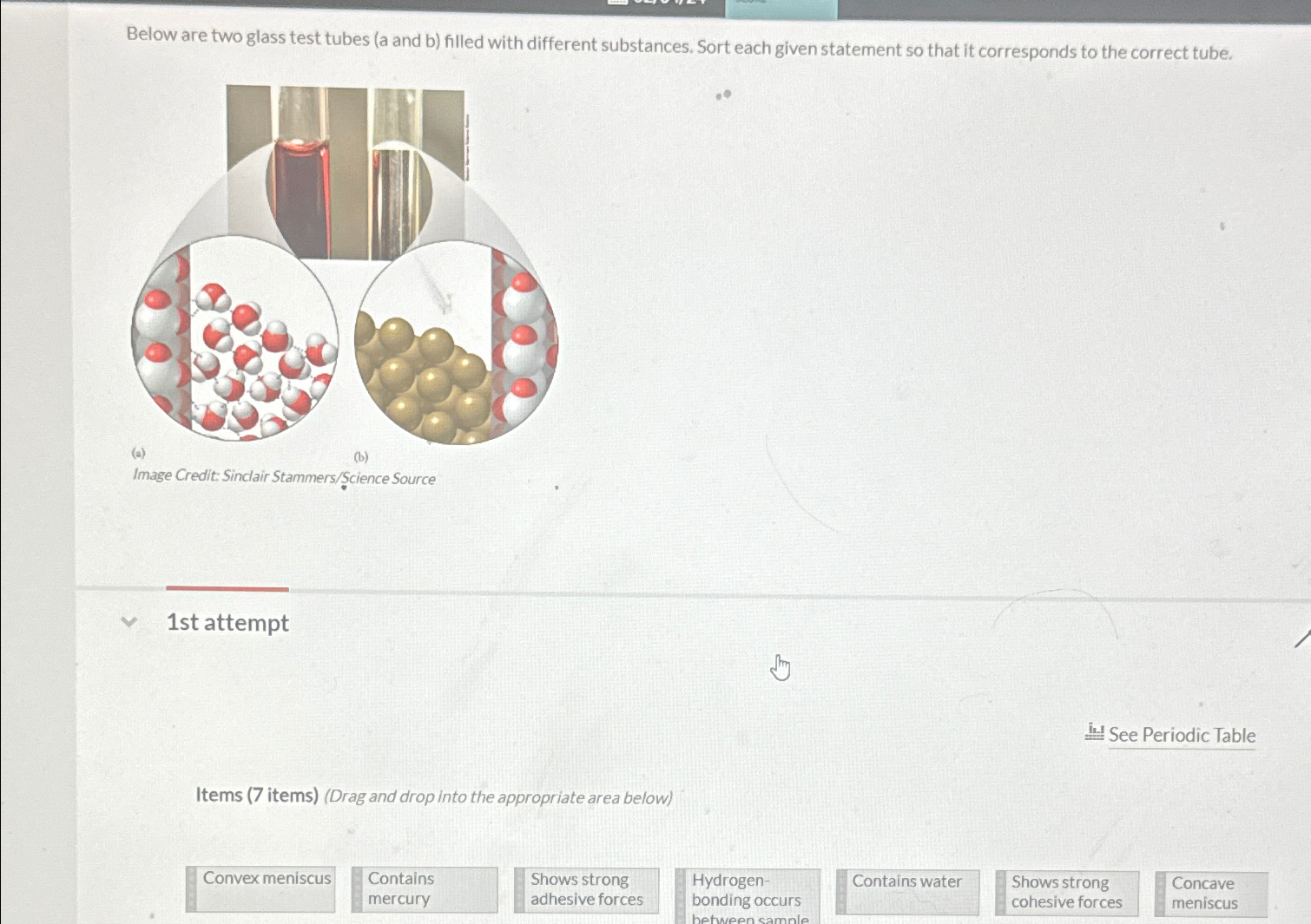 Below Are Two Glass Test Tubes (a And B) ﻿filled With | Chegg.com