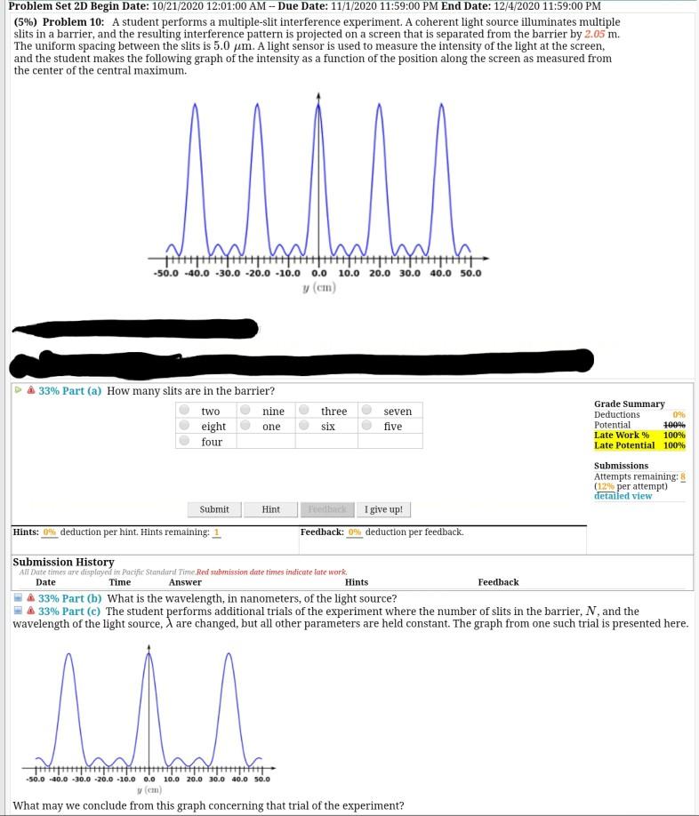 Solved Problem Set 2D Begin Date: 10/21/2020 12:01:00 AM - | Chegg.com