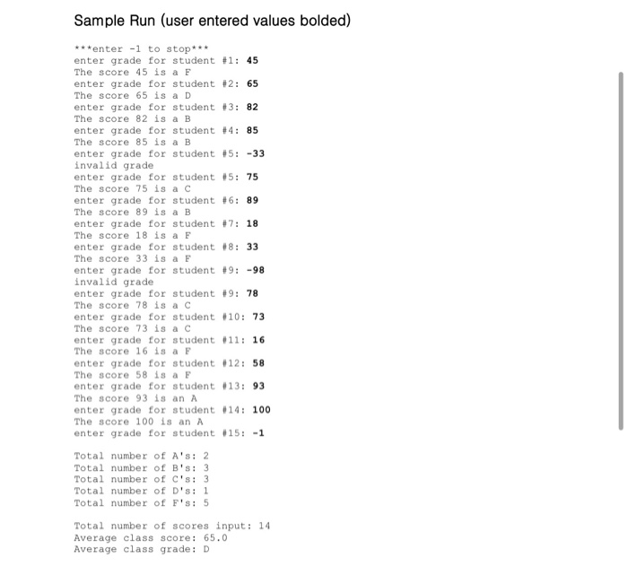 Solved Code #1: Gradebook Overview Create a code that allows | Chegg.com