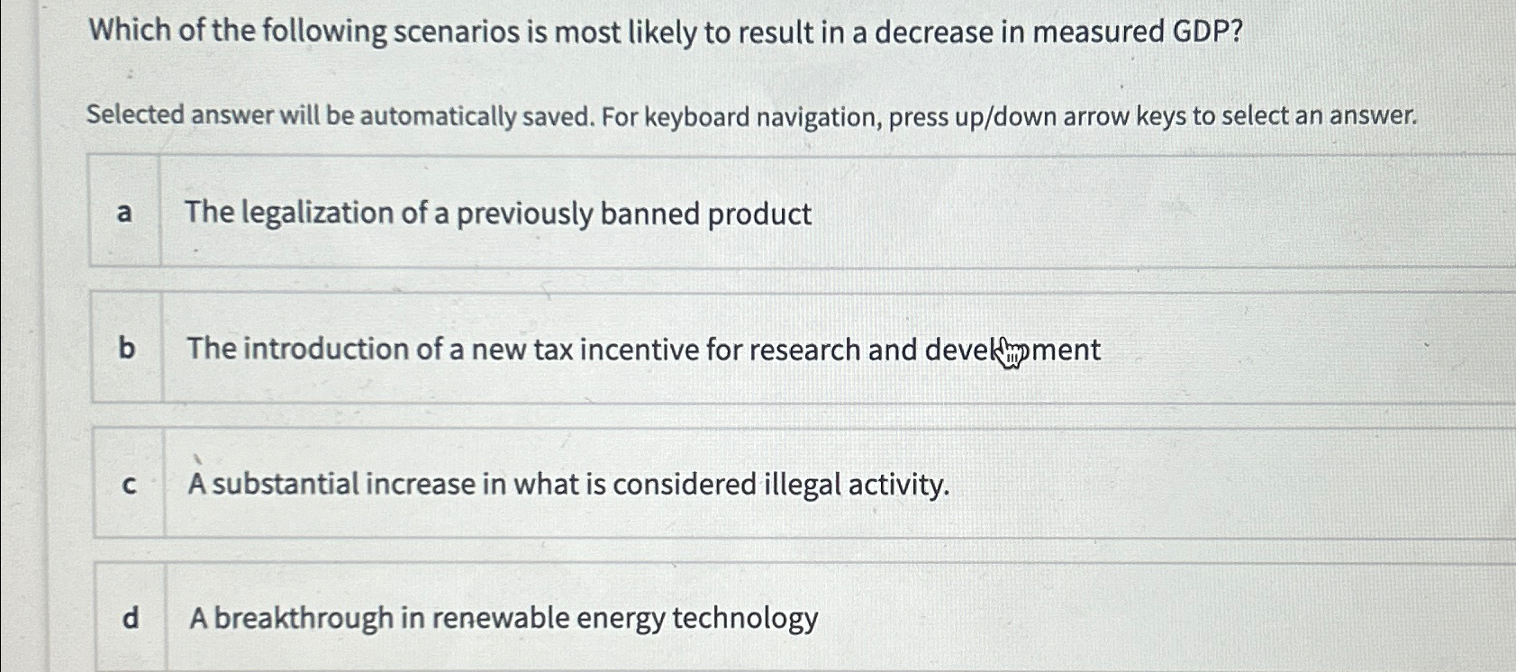 Solved Which Of The Following Scenarios Is Most Likely To | Chegg.com