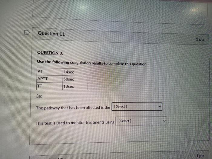 Solved ments n Question 13 1 pts 3c. A 16 year male presents | Chegg.com