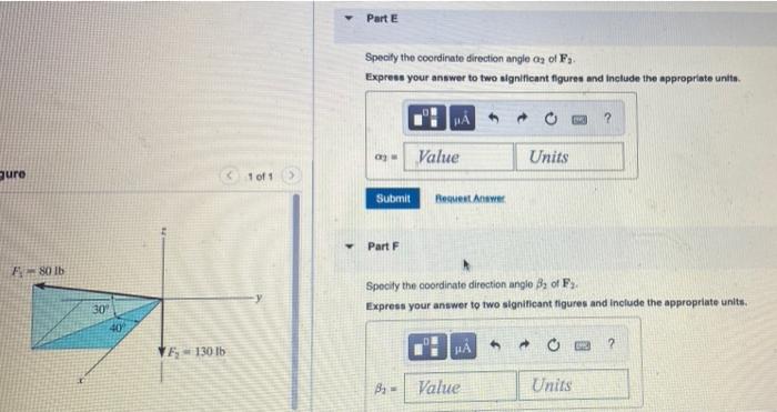 Solved Problem 2.64 Part A Specify the coordinate direction | Chegg.com