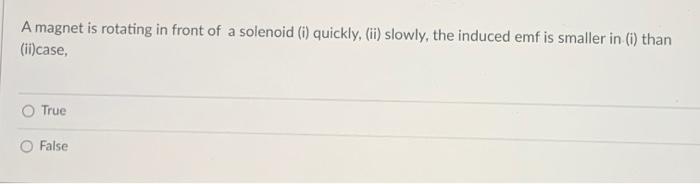 Solved Which of the following describes what will happen | Chegg.com