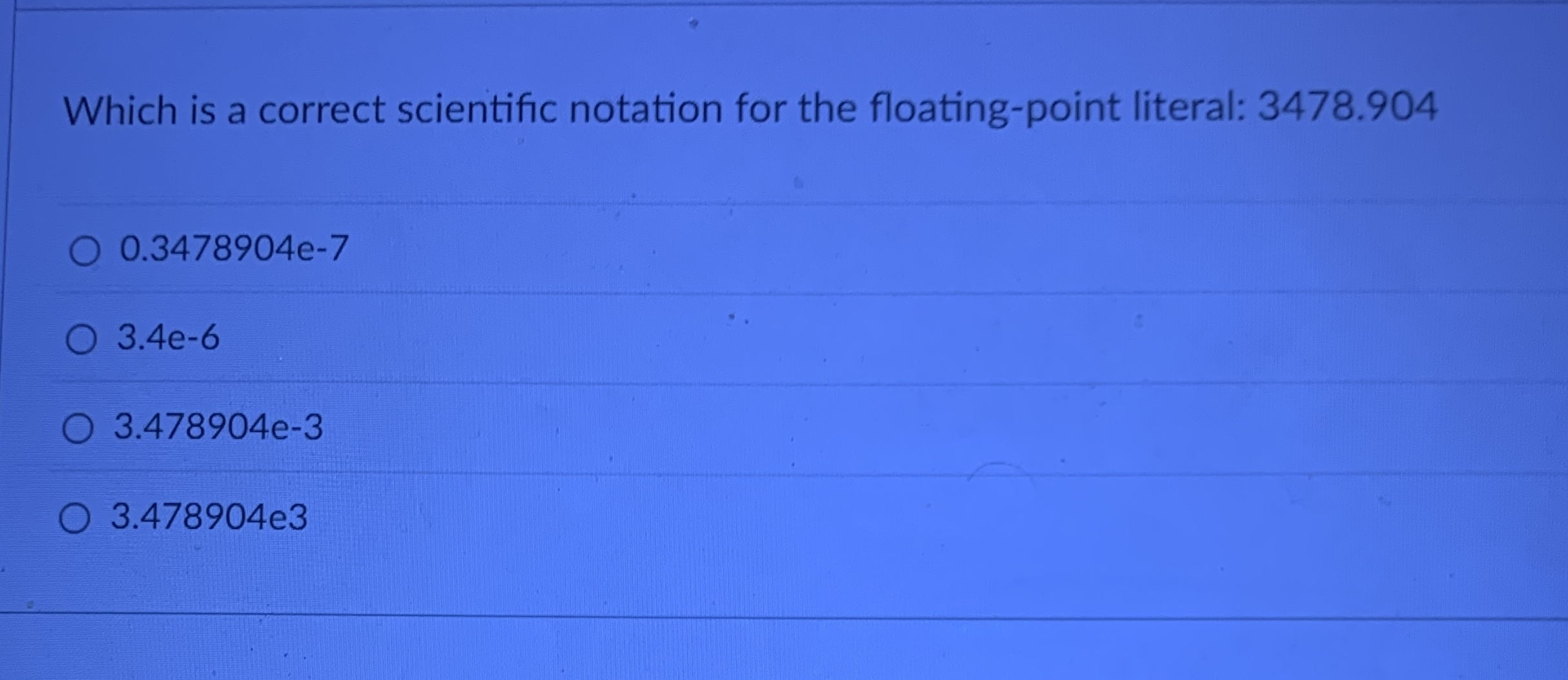 Solved Which is a correct scientific notation for the | Chegg.com